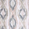 thumbnail image 5 of No. 918 Sora Print Ikat Ogee Semi-Sheer Grommet Curtain Panel, Blush, 40x95, 5 of 5