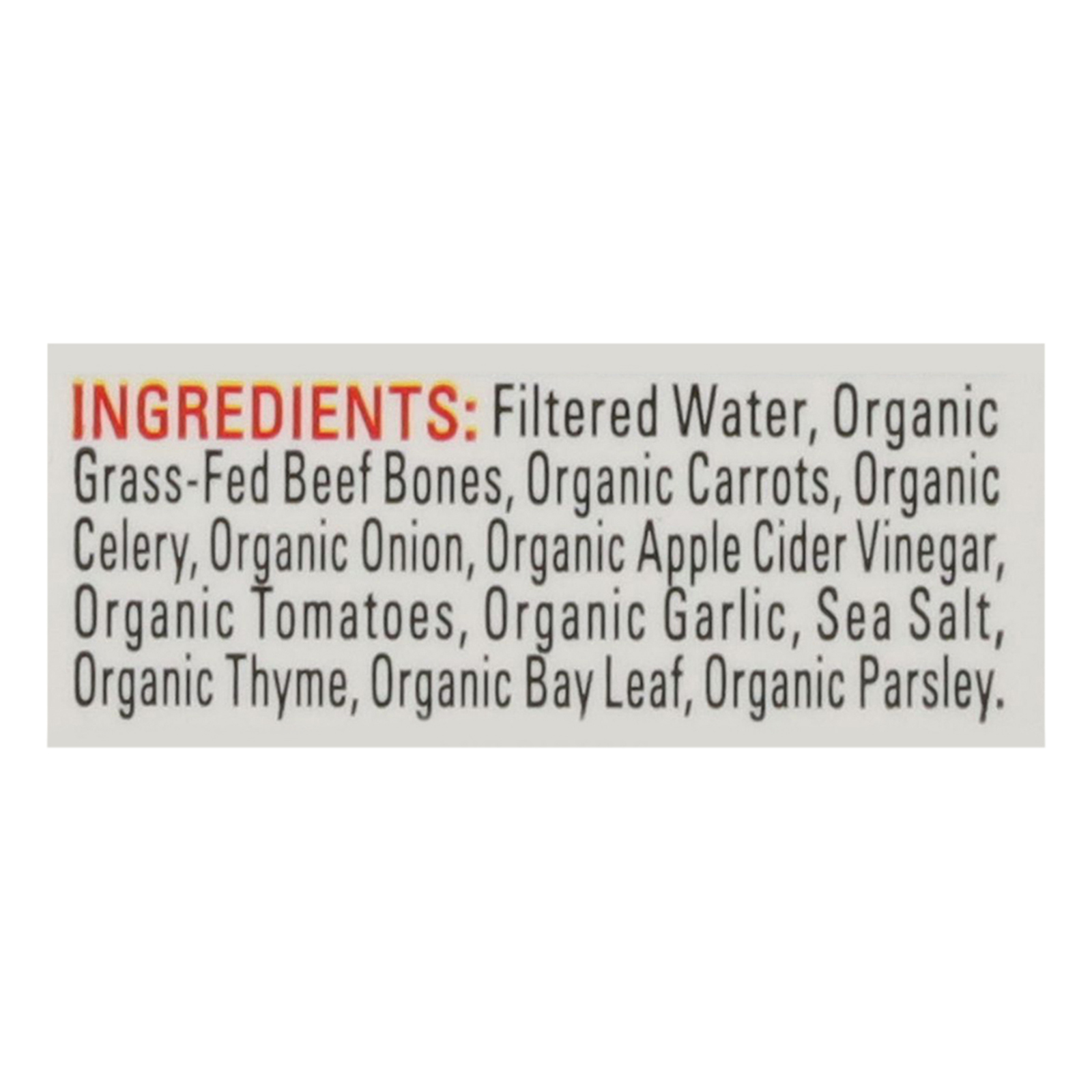 (Case Of 6) Bonafide Provisions - Bone Broth Og2 Beef Dry 16.9 Fz