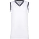 thumbnail image 1 of Proact - Top estilo universitario unisex (Blanco/Marino), 1 of 2