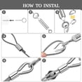 thumbnail image 4 of 35M/3mm Garden Wire Rope Kit with Turnbuckles, Wire Tensioner, Crimping Loops, and Accessories for Plant Training, Fence, and DIY Projects, 4 of 5