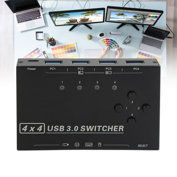 USB Switcher, Double Switching Methods USB3.0 Switch for Home