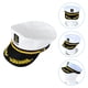 thumbnail image 3 of Sombrero de capitán de yate, decoración para disfraz, sombrero de marinero, sombrero de capitán marino para cosplay de Halloween, 3 of 5