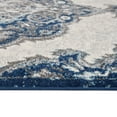 thumbnail image 4 of Luxee Designs Alexandria Collection – 2×3 ft – Medallion Area Rug – Bordered, High-Traffic, Pet-Friendly, Stain Resistance – Ivory Navy, 4 of 10