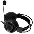 thumbnail image 2 of Auriculares para juegos con cable, cómodos, multifuncionales, multicolores, RGB, con micrófono omnidireccional, color negro, 2 of 8