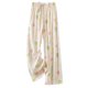 thumbnail image 1 of Pantalones de Piernas Anchas Casuales para Mujeres Impresión de Moda Pantalones de Longitud Completa Elásticos Regulares para Uso Casual, 1 of 5