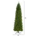 thumbnail image 4 of Nearly Natural Prelit LED 9' Slim Pine Artificial Christmas Tree, Green, 4 of 9