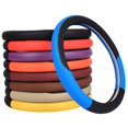 thumbnail image 3 of Car Universal 38Cm Steering Wheel Cover, Leather Protective Cover With Anti - Slip Design, Suitable For Most Cars As Interior Decoration And Car Accessories, 3 of 3