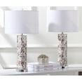 thumbnail image 3 of SAFAVIEH Boise 27.5 in. H Coastal Shell Column Table Lamp, Cream, Set of 2, 3 of 3