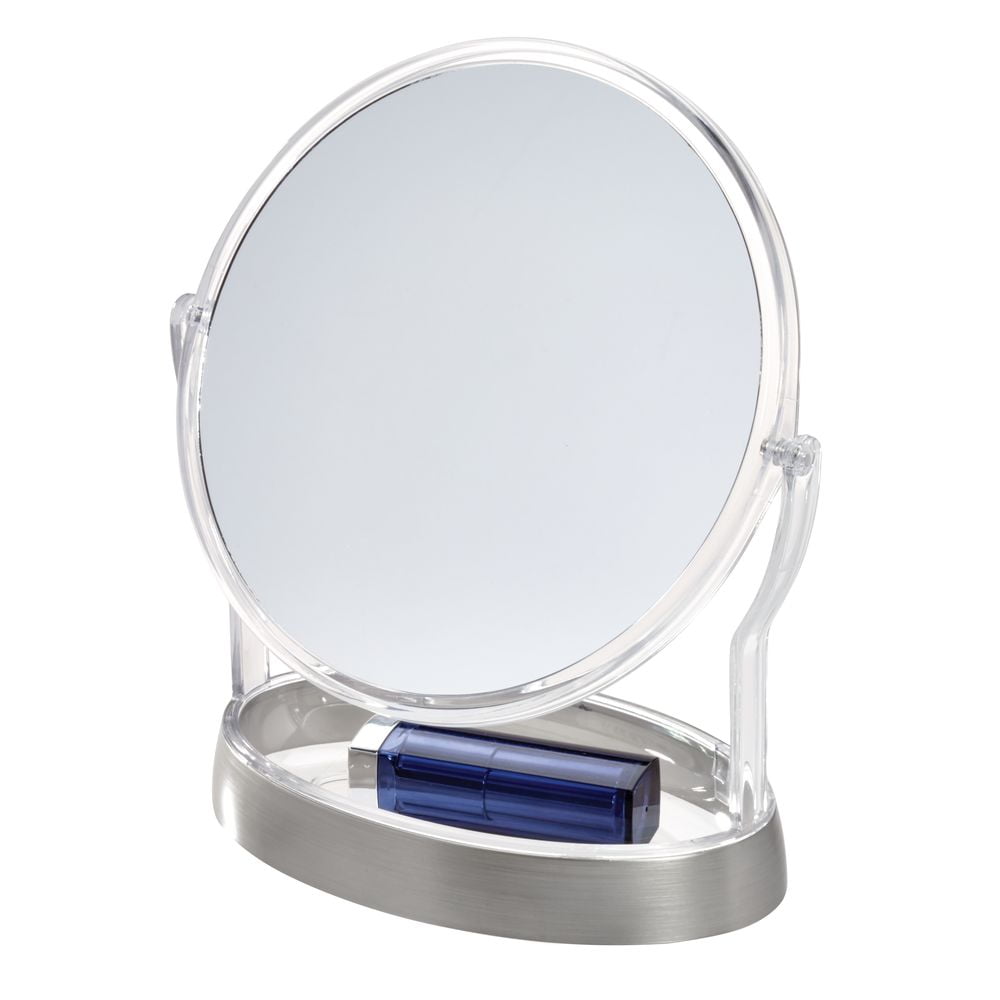 iDesign Haley Vanity Standing Mirror, Brushed