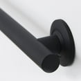 thumbnail image 3 of 42-inch Coronado Designer Straight Bathroom Shower Grab Bar, Stainless Steel, Matte Black, 3 of 5