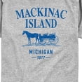 thumbnail image 3 of Instant Message - Mackinac Island, Michigan Short Sleeve Graphic T-Shirt, 3 of 6