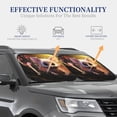 thumbnail image 4 of Saiise Adorable Fluffy Bat for Foldable Car Sun Shades (2-Pack) Offer Sun Protection with an Easy-fold Design for Convenient Windshield Shading-Large, 4 of 6