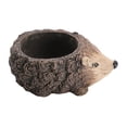 thumbnail image 3 of deevoka Animal Planter Pot Art Collection Pot for Courtyard Yard Bookshelf Hedgehog, 3 of 9