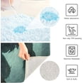 thumbnail image 7 of SKYSONIC Toiletry Mat Werewolf Crouching Print, Fluffy Plush Absorbent Bath Rugs Carpet with Non Slip Bottom for Bathroom Floor Toilet Tub and Shower, 7 of 7