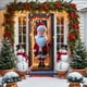 thumbnail image 5 of Uuiauoio Christmas Door Curtain,Festive Christmas Door Curtain with Santa Claus Design Outdoor Holiday Decor Hanging Fabric Banner for Porch Entryway Wall Photo Background and Party Decoration, 5 of 6