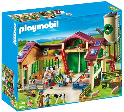 playmobil barn with silo