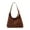 Red Brown, variant on Milaget Suede Bag Handbag Underarm Bag Large Top Handle Bag Purse Tote Bag for Women Yellow Brown