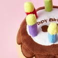 thumbnail image 6 of Safe Bone Shape Birthday Cake Bite Resistant Durable Dog Accessories Dog Toy Furry Toys Puppy Chew Toy 3, 6 of 8