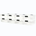 thumbnail image 1 of Homz 15.5 Qt Stackable Home Storage Container w/Lid, Gray Latch (8 Pack), 1 of 11