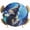 Teal, variant on Abstract Art Elephants Round Tablecloth 45-54 Inch Round Fitted Table Cloth with Elastic Edge, Blue Moon Forest Black Waterproof Table Cover Protector for Outdoor Picnic Party Dining