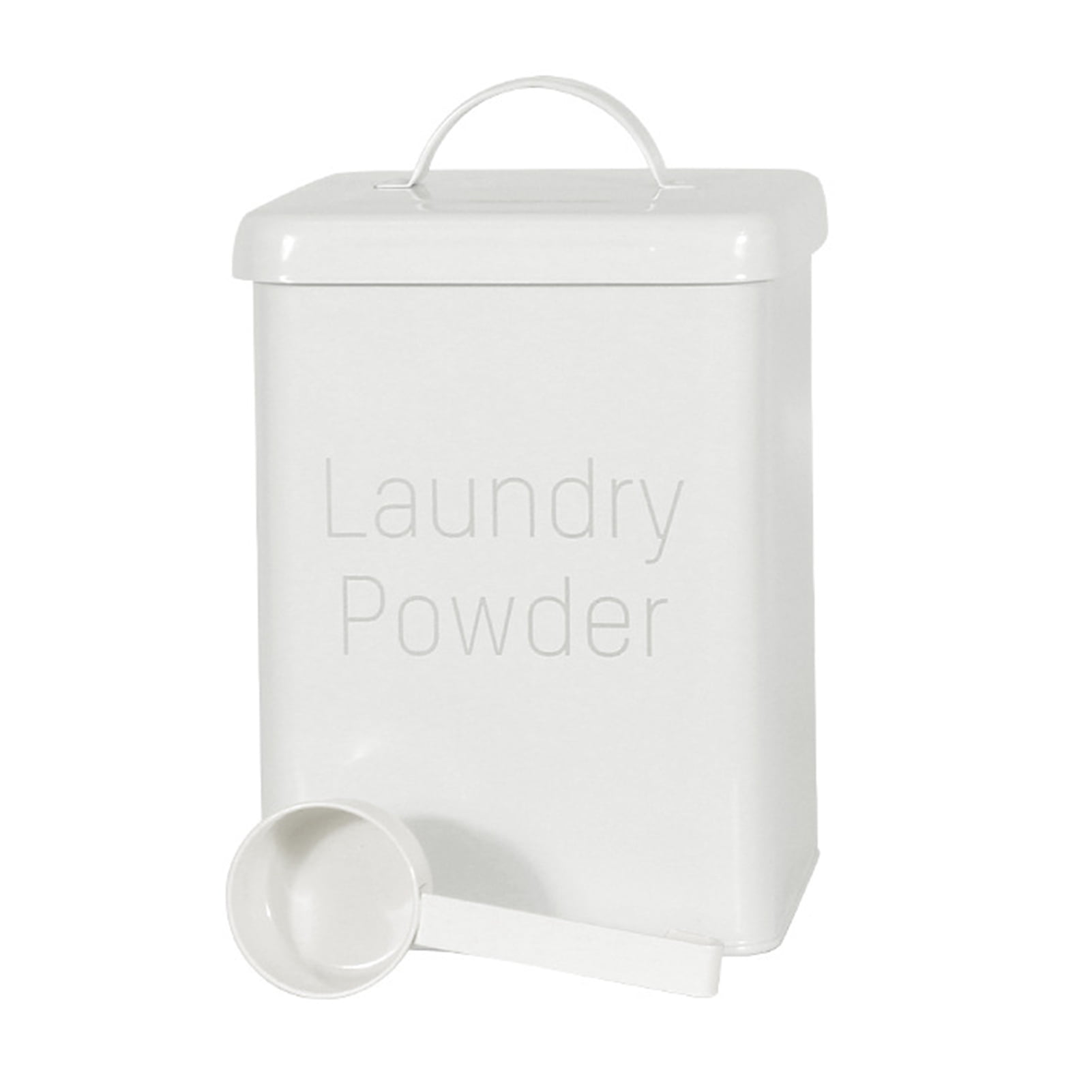 Kitchen Laundry Powder With Storage Tin Bathroom Airtight Lid