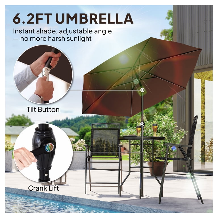 4 piece metal and glass umbrella patio set Flash Furniture 27.5 x 47.25 in. Tory Commercial Grade Rectangular Table with Tempered Top with Hole & Steel Tube Frame Black bearing capacity that ensures durability and stability Gray 6-Piece Metal Outdoor Dining
