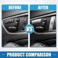 thumbnail image 3 of Unique Bargains Car Seat Memory Door Lock Unlock Button Sticker Adjust Switch Button Trim Cover for Benz a Class 13-17, 3 of 6