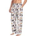 thumbnail image 2 of Uemuo Halloween Gnome Pattern Men's Wide Leg Palazzo Lounge Pants with Pockets Light Weight Loose Comfy Casual Pajama Pants-X-Large, 2 of 9