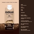thumbnail image 2 of Batido de proteínas a base de plantas Evolve, Café Mocha, 20 g de proteína vegana, sin lácteos, sin edulcorantes artificiales, sin OGM, 10 g de fibra, 11 oz, (paquete de 12) (la fórmula puede variar), 2 of 5