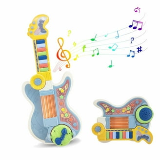 KidKraft Lil' Symphony Wooden Play Guitar, Kids Musical Instrument
