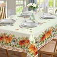 thumbnail image 1 of Fall Tablecloth, Fall Pumpkin Table Cloth Waterproof, Autumn Harvest Thanksgiving Kitchen Table Decor for Dining Holiday Party 60x84 Inch Rectangle, 1 of 5