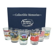 Tennessee United States USA Souvenir Boxed Shot Glass Set (Set of 6)