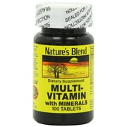 Nature's Blend Multi-Vitamin W/ Mineral Essential Body Nutrient, 100ct