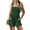 Green, variant on Women's Ginger Smocked Sleeveless Wide Leg Jumpsuit with Pockets – Effortless Summer Style, XXL