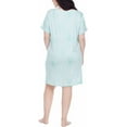 thumbnail image 3 of Honeydew Women's 2 Pack Super Soft Jersey Sleep Shirt (Heather Gray/Moonfish Leopard,Medium), 3 of 7
