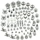 thumbnail image 2 of Mezcla de 80 accesorios de Halloween, colgante de calabaza, calavera, murciélago, bruja, accesorios, material para aretes, 2 of 5
