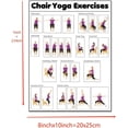 thumbnail image 6 of ADALE Posters Chair Yoga Practice Poster for Seniors Yoga Room Poster Canvas Painting Posters And Prints Wall Art Pictures for Living Room Bedroom Decor Unframed 16x12 Inch, 6 of 6