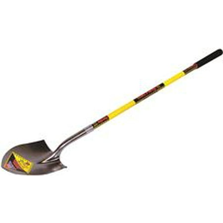 Structron Round Point Shovel With 48 In. Fiberglass Handle