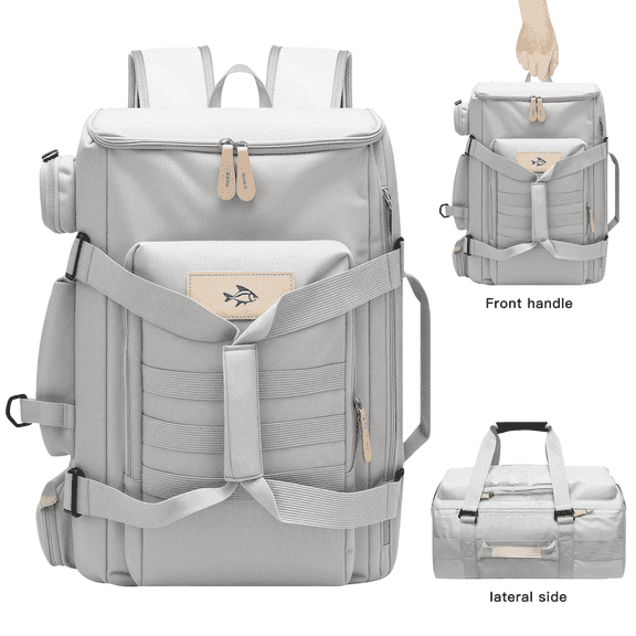 AGOPLEE Water-Resistant Travel Backpack, High-capacity Sports Duffle with Wet Pocket, Weekender Overnight Bag for Workout, Fitness, Travel