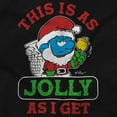 thumbnail image 2 of Santa Grumpy Smurf Jolly Christmas Women's T Shirt Ladies Tee Brisco Brands S, 2 of 3