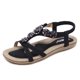 thumbnail image 1 of Zapatos bohemios para caminar zapatos de verano con flores de diamantes de imitación sólidos para mujeres y niñas, 1 of 9