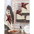 thumbnail image 2 of Texas Star Red Kitchen Dish Towels for Drying Dishes Set of 3, Farmhouse Berry Wooden Vintage Waffle Weave Microfiber Hand Tea Bathroom Towels Quick Dry & Absorbent Towel 15.7x23.6, 2 of 7