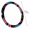 thumbnail image 4 of Easter 14.5 Inch Printing PVC Leather Car Wheel Covers Steering Wheel Covers Steering Wheel Cover Auto Accessories, 4 of 6