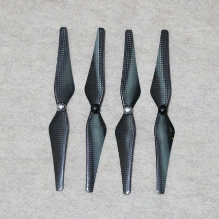 Carbon Fiber Record 9443 Self Locking Carbon Fiber Props for DJI Phantom 2 Vision FPV (Pack of 2 Pairs) ()