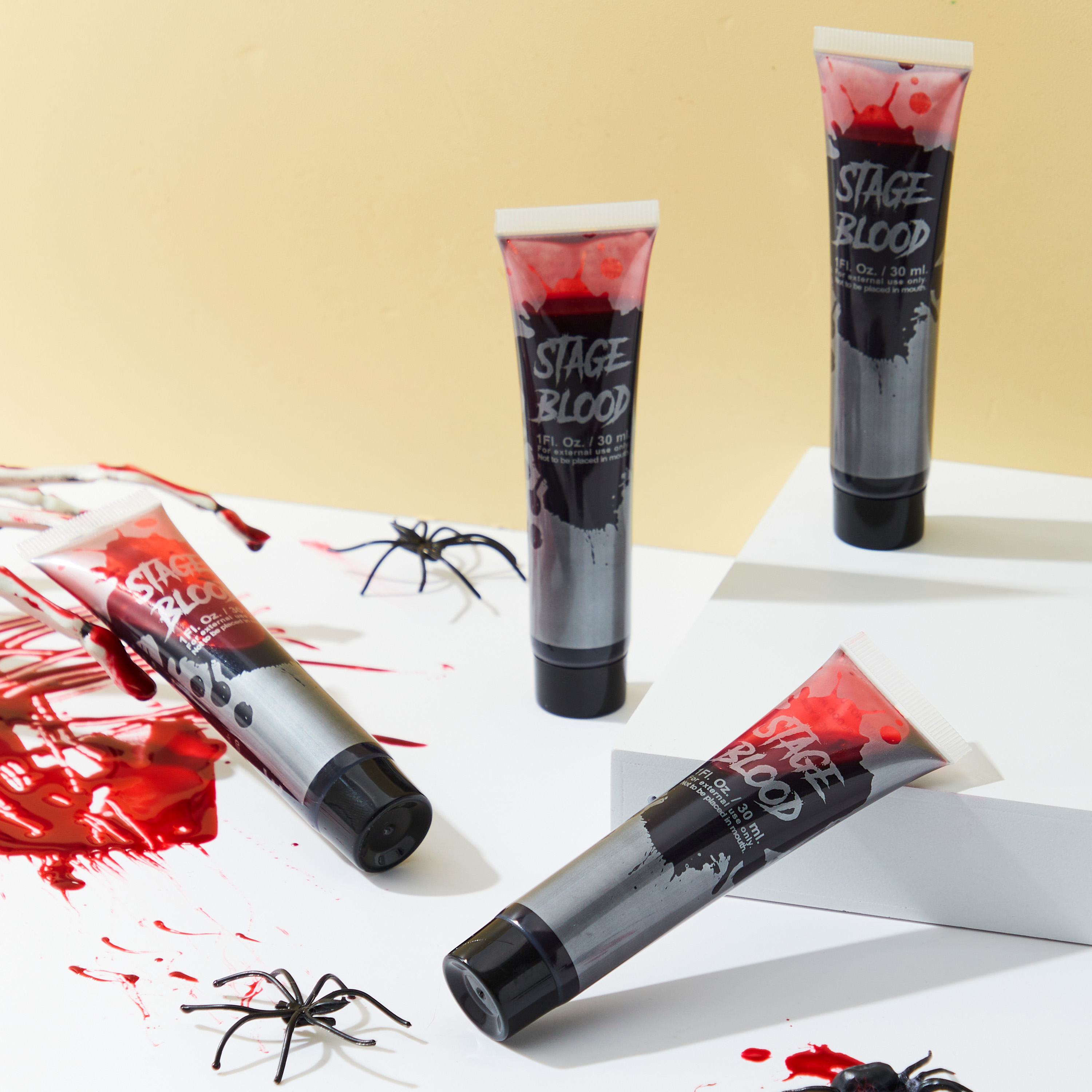 Faux Sang Lavable Halloween - 28g, Réaliste, Sans Danger, Pour Maquillage Vampire, Zombie, Cosplay Et Effets Spéciaux