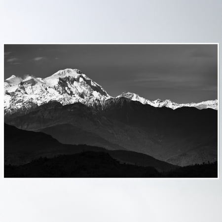 Annapurna Poster Wall Art, Modern Wall Decor, 8x12 UNFRAMED