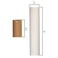 thumbnail image 2 of Royal Designs 4 Inch Plastic Candle Cover Sleeves Chandelier Socket Covers with Paper Insulation, White, Set of 10, 2 of 6
