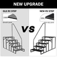 thumbnail image 3 of 5-Step Heavy-Duty RV Stairs with Handrails, Non-Slip Mats - Portable for Camper, Hot Tub, Porch & Pool (660Lbs Capacity), 3 of 6