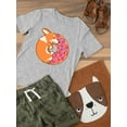thumbnail image 3 of Corgi With Donut And Sprinkles T-Shirt Toddler -Image by Shutterstock,  4 Toddler, 3 of 4