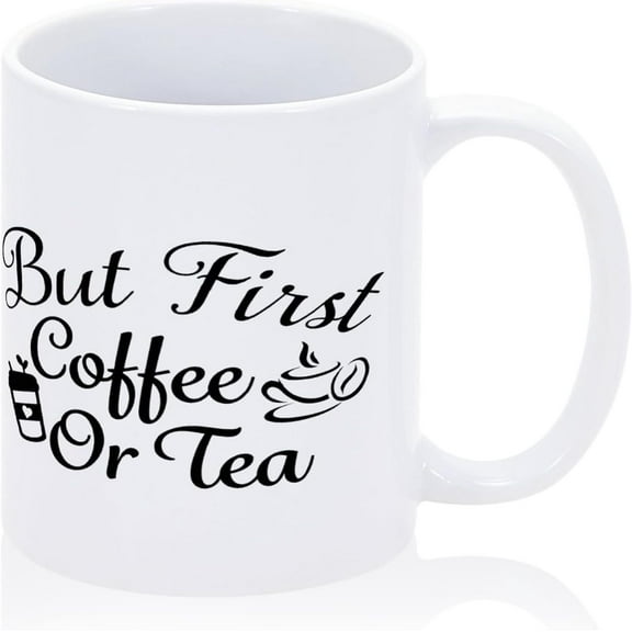 Sarcastic Coffee Mugs But First Coffee Or Tea Funny Mug Funny Words Coffee Mug 11oz Ceramic Inspirational Saying Cup Christmas Thanksgiving Halloween Friendship Birthday Presents for Him Or Her